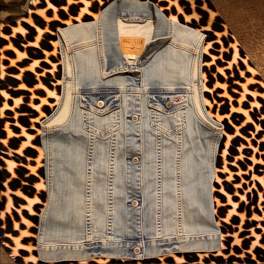 Jean jacket vest